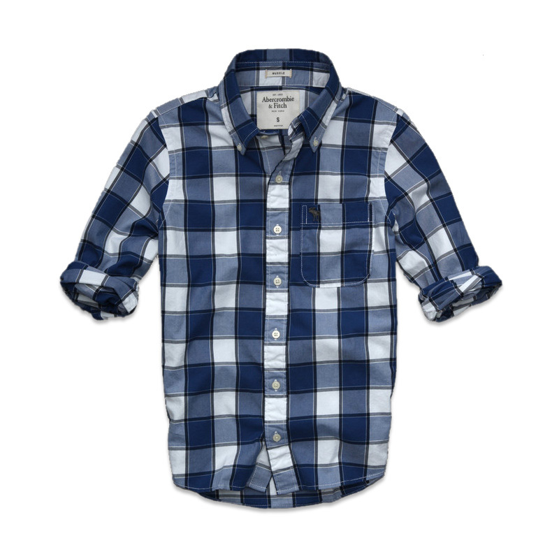 Abercrombie Fitch Hombres Necesidad Algodón Camisa AF6902